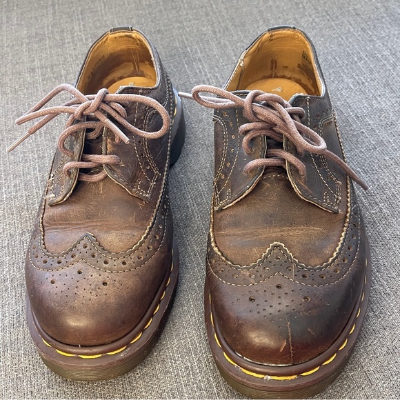 Brown Doc Martens Vintage 3989 Martens 3989 Dark Brown Leather